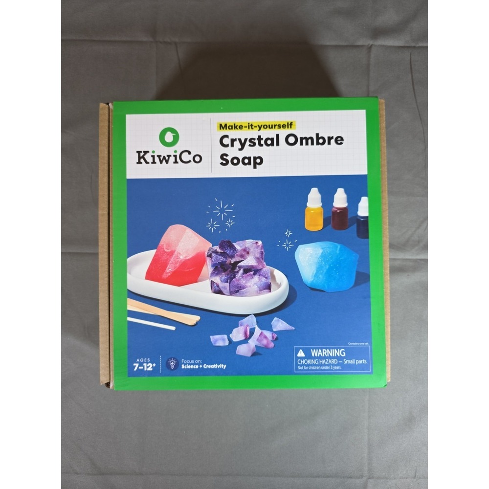 KiwiCo Crystal Ombre Soapmaking Ages 7-12 Make‎ It Yourself